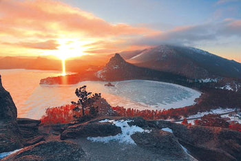 The lakes and pine tree covered mountains of the Burabay resort area has long been seen as Kazakhstan’s “Switzerland”. 1358994786