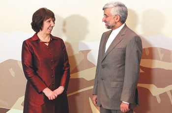 Catherine Ashton and Saeed Jalili agreed to meet again for the next round of talks in Almaty on April 5-6. 1364492115